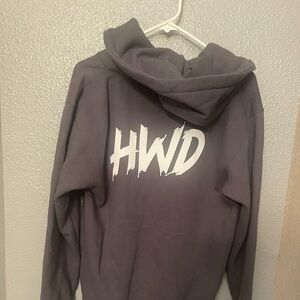 HWD gray hoodie size M